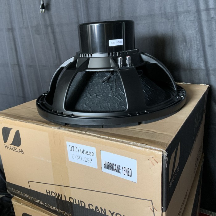SPEAKER KOMPONEN PHASELAB HURRICANE 18 NEO / HURRICANE18 NEO ORIGINAL 18 INCH