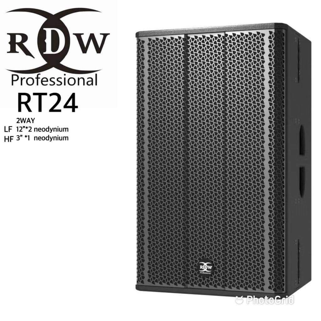 Speaker Pasif  RT 24 / RT24 - 12"X2 NEODYNIUM ORIGINAL RDW