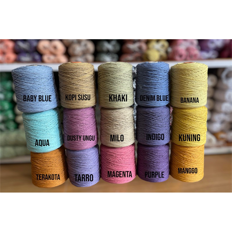 Benang macrame/rajut 2mm