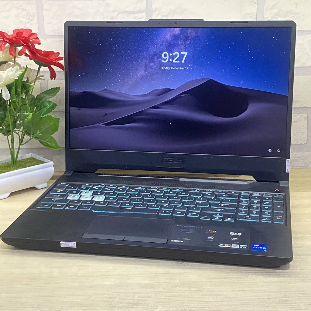 ASUS TUF FX506HC I5 VGA RAM 8 SSD 2ERGARANSI