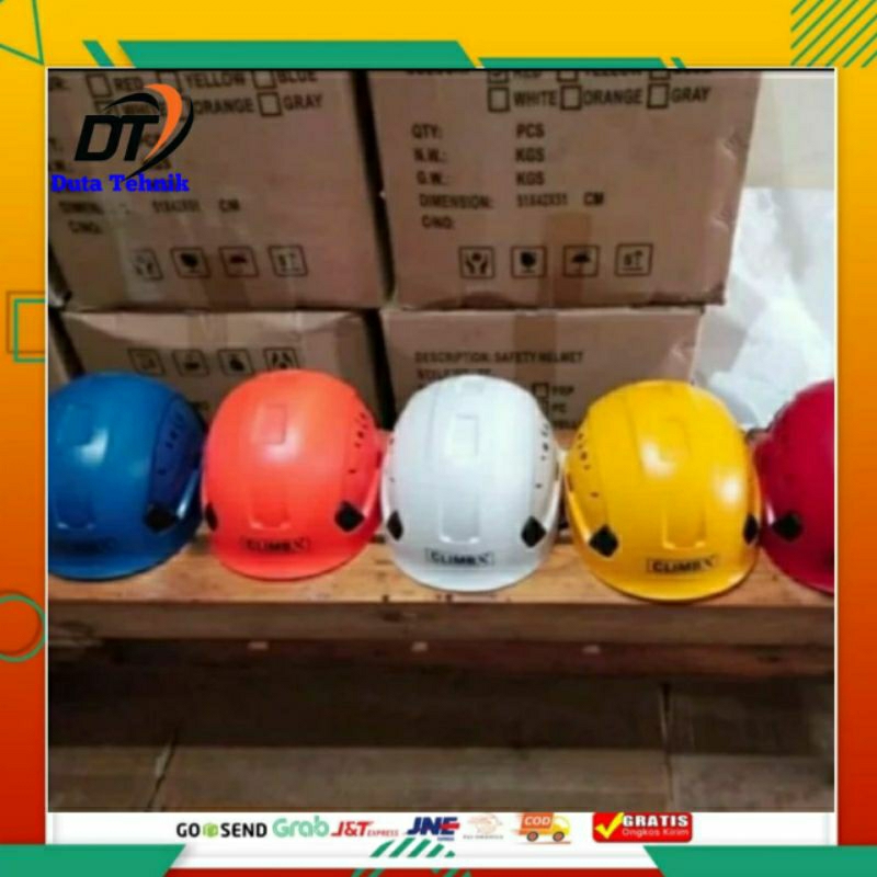HELM SAFETY CLIMBING / CLIMB X / HELM SAFETY / HELM PROYEK / HELM PELINDUNG KEPALA / HELM CLIMBING X