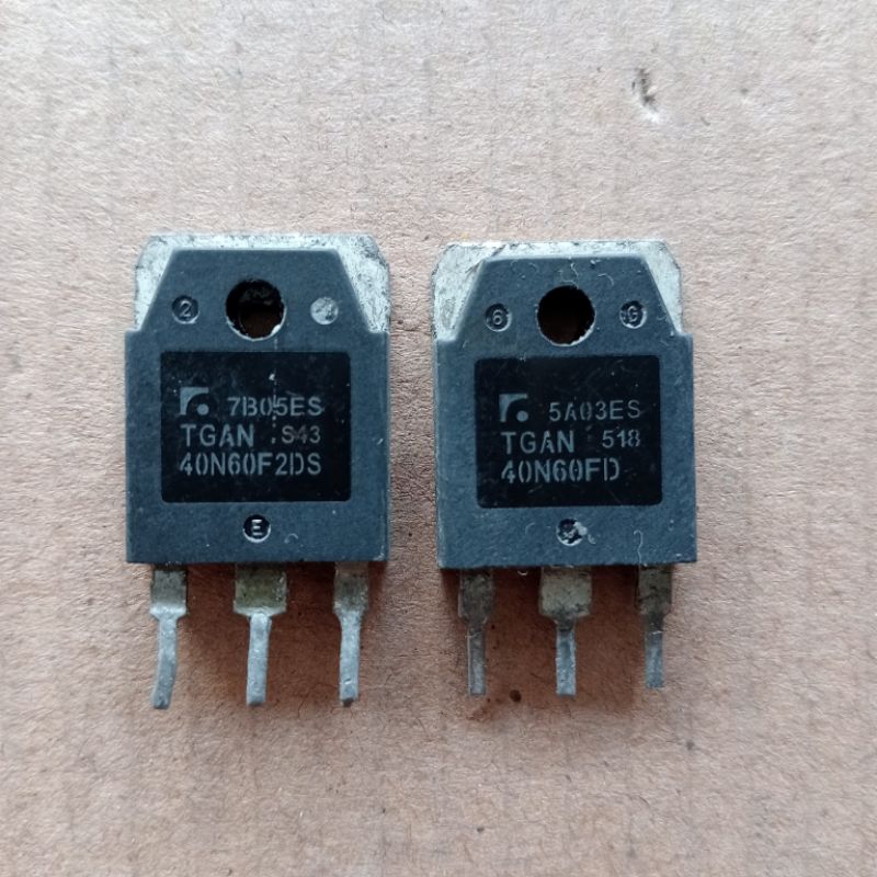 IGBT TGAN40N60FD CABUTAN TGAN 40N60 FD 40A 600V (BACADESKRIPSI)