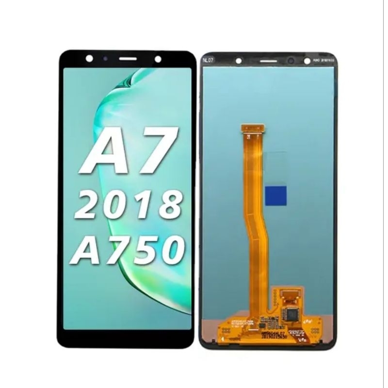 Lcd Touchscreen Samsung A7 2018 / A750 Amoled Free Lem T7000