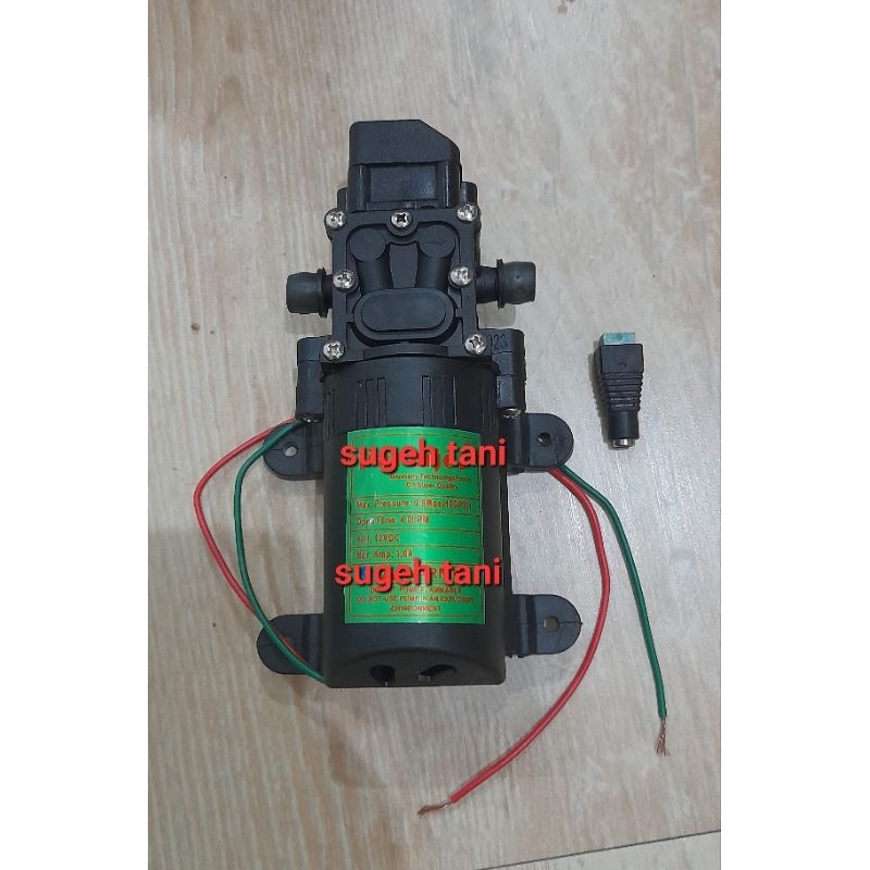 pompa air dc 12v dinamo pump sprayer elektrik 100psi riel 100%