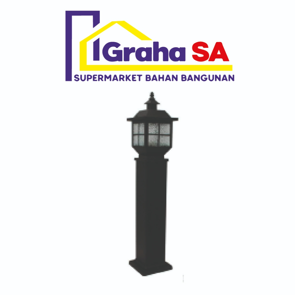LUMINA LAMPU TAMAN 577 BK BLK