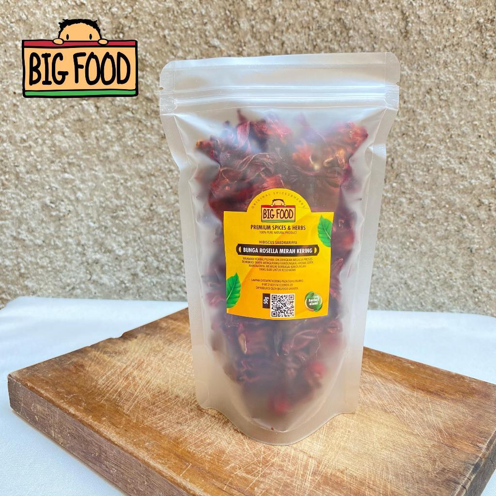 

Big Food Bunga Rosella Merah Kering 50 gram