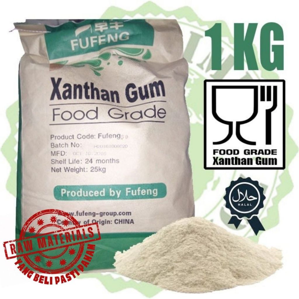 XANTHAN GUM Food Grade (Xanthan Gum,Xantan Gum,Xantham) 1kg