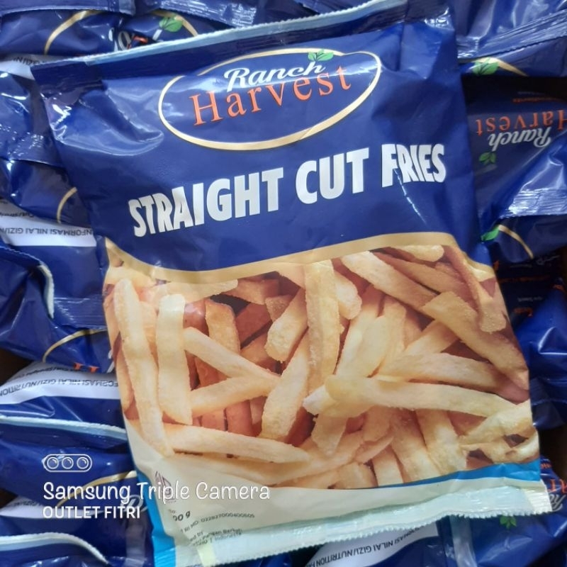 

[1kg] RANCH HARVEST Straight Cut Fries - Kentang Beku