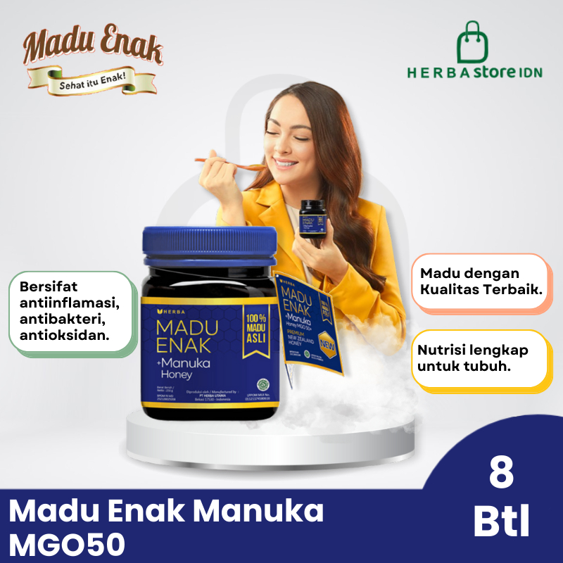 

Madu Enak Manuka MGO50+ 250gr dari sari bunga Manuka - Paket Grosir / Bulky / Hemat / Reseller