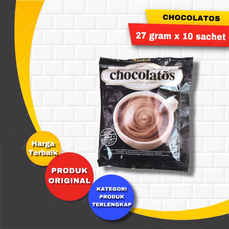 

Chocolatos Coklat Minuman susu serbuk sachet Renceng Tinggi Kalsium panas dingin Coklat