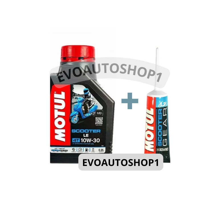 Oli Mesin Motor Matic Motul Scooter LE Series Original 100%