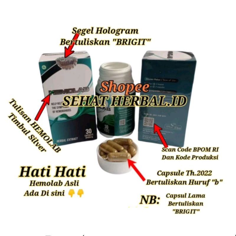 HEMOLAB Obat Hemolab Atasi Wasir Ambeien Secara Tuntas Dan Alami