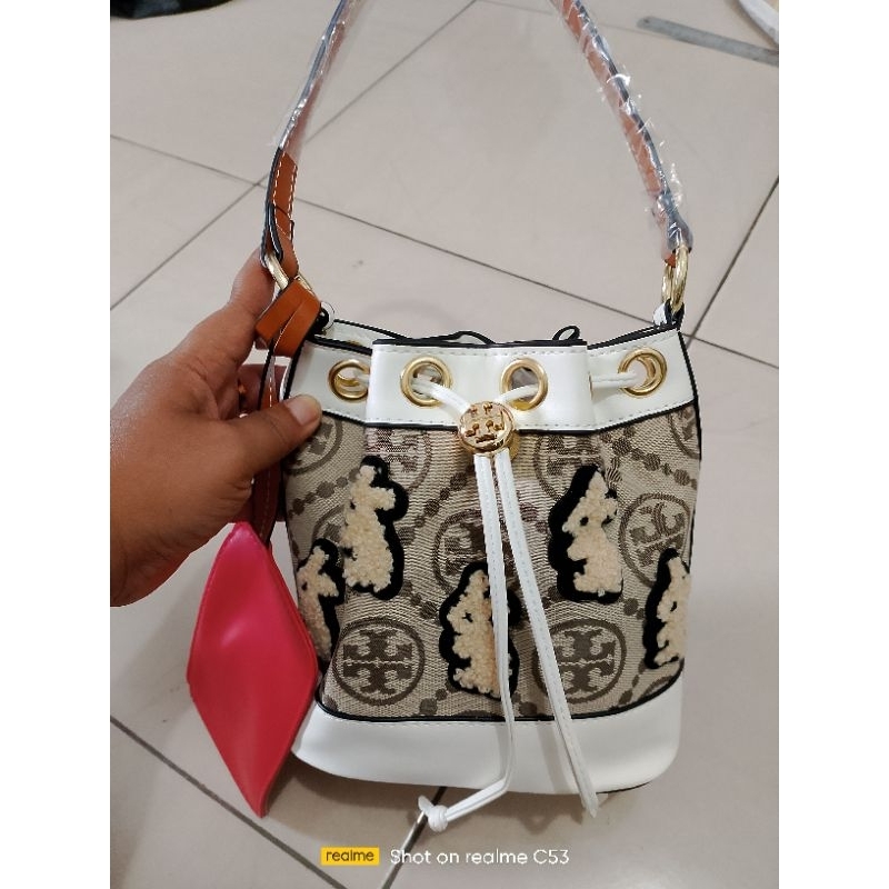 tas serut TB kelinci timbul free paperbag