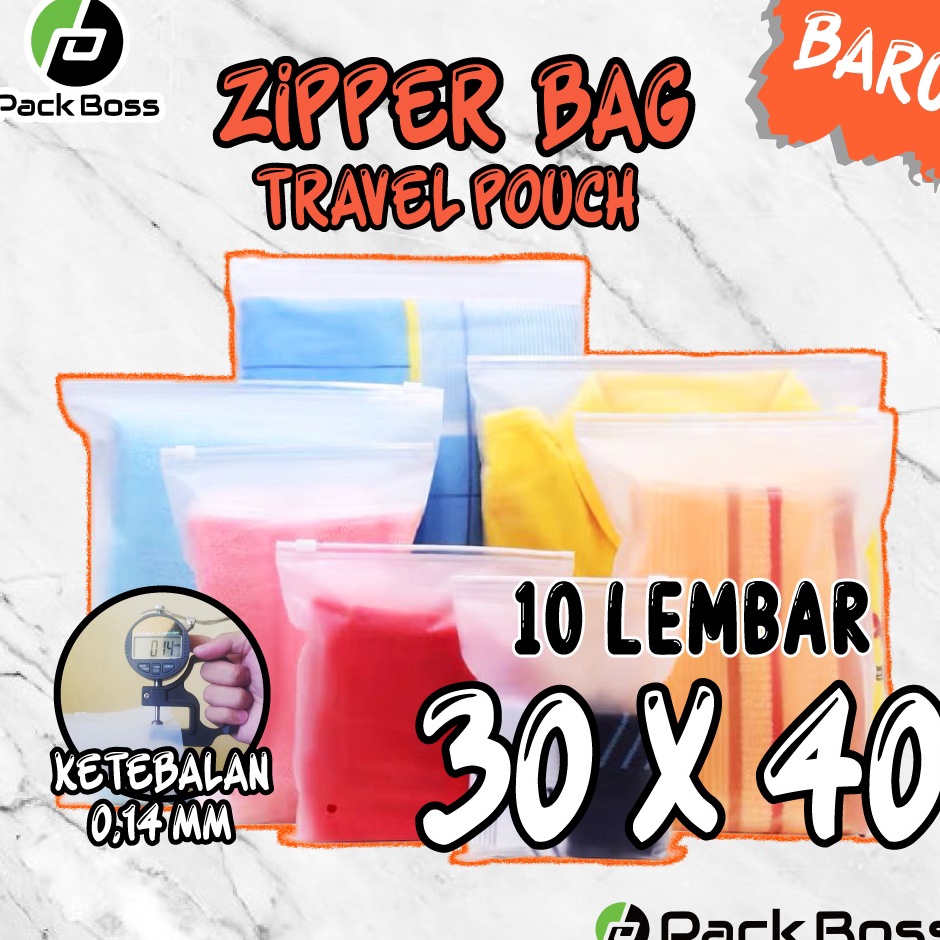 

Paling Popular KANTONG ZIPPER BAG TRAVEL POUCH 3x4 PLASTIK TRANSPARAN DOFF ADA RESLETING 1 LEMBAR