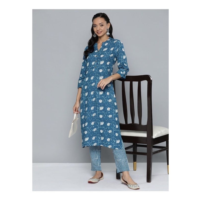 Set Tunik Baju India Blue M