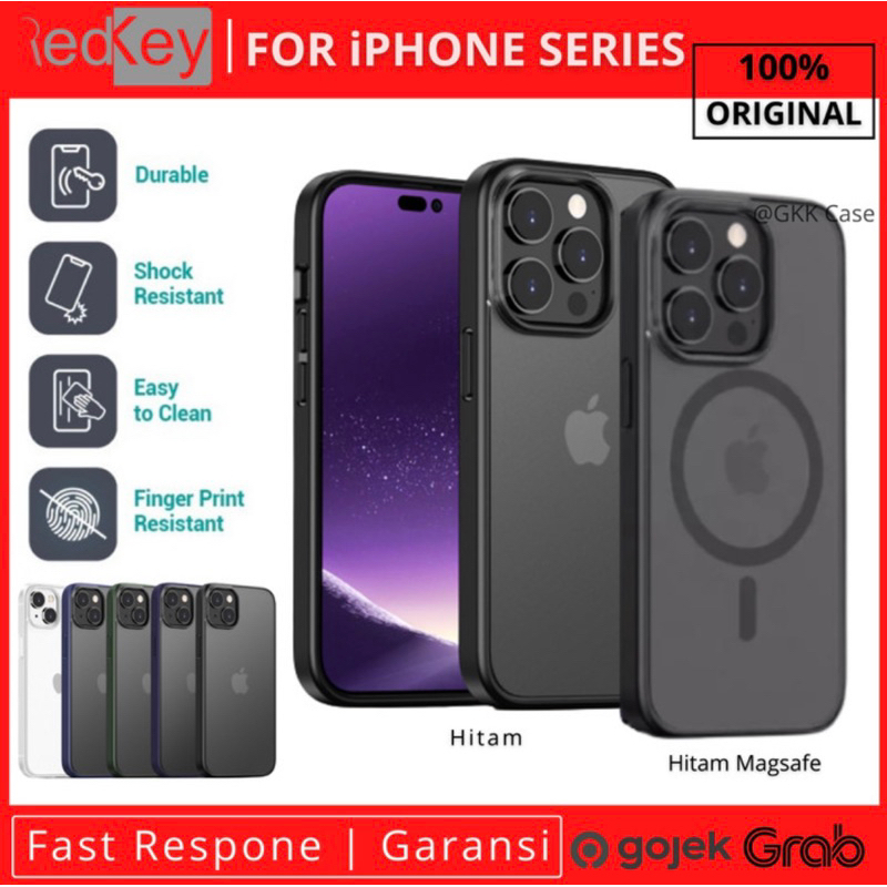 Case Iphone 13/13 pro max mini mocolo, Acrylic mate version iphone 13 Hitam