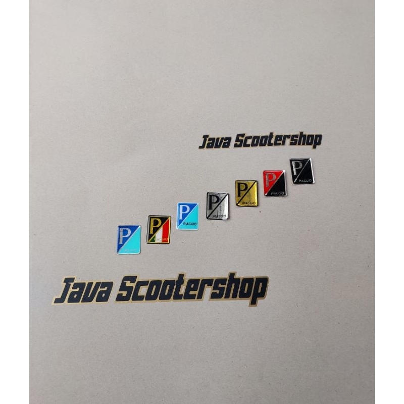 Emblem Logo P untuk motor listrik Uwinfly dll / Aksesoris Motor Listrik