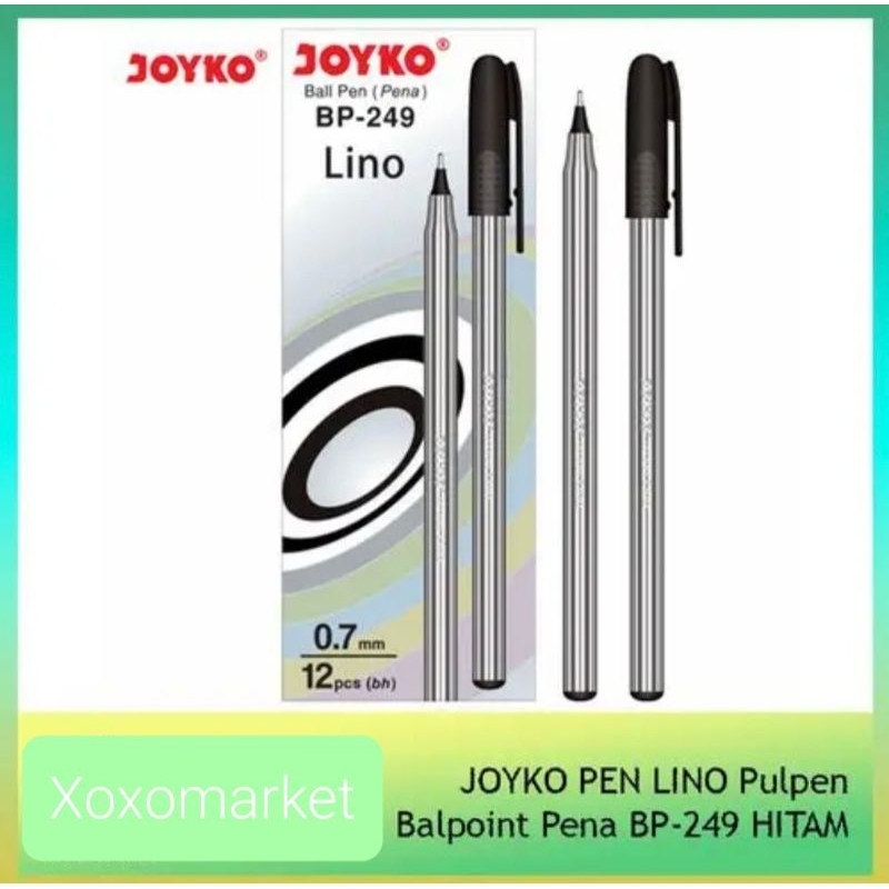 

Pen Pulpen Pena Ball Joyko BP-249 1 Box 12 Pcs Lino 0.7 mm