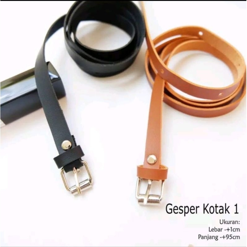 ikat pinggang kulit cewek