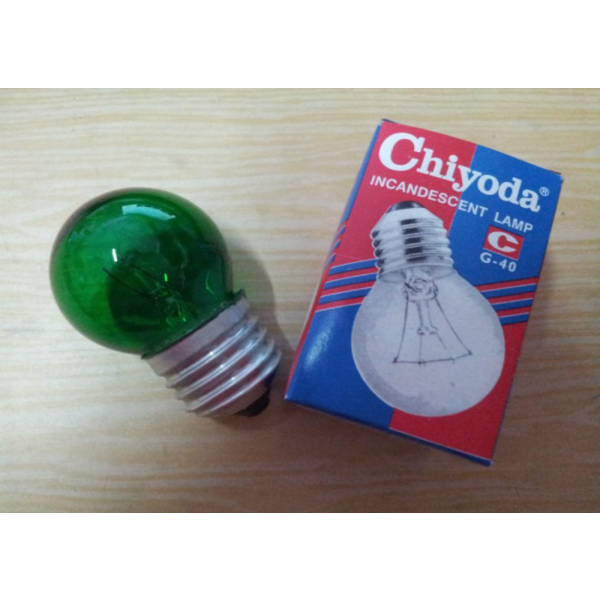 Chiyoda Lampu Pijar G40 5 Watt Hijau Berkualitas