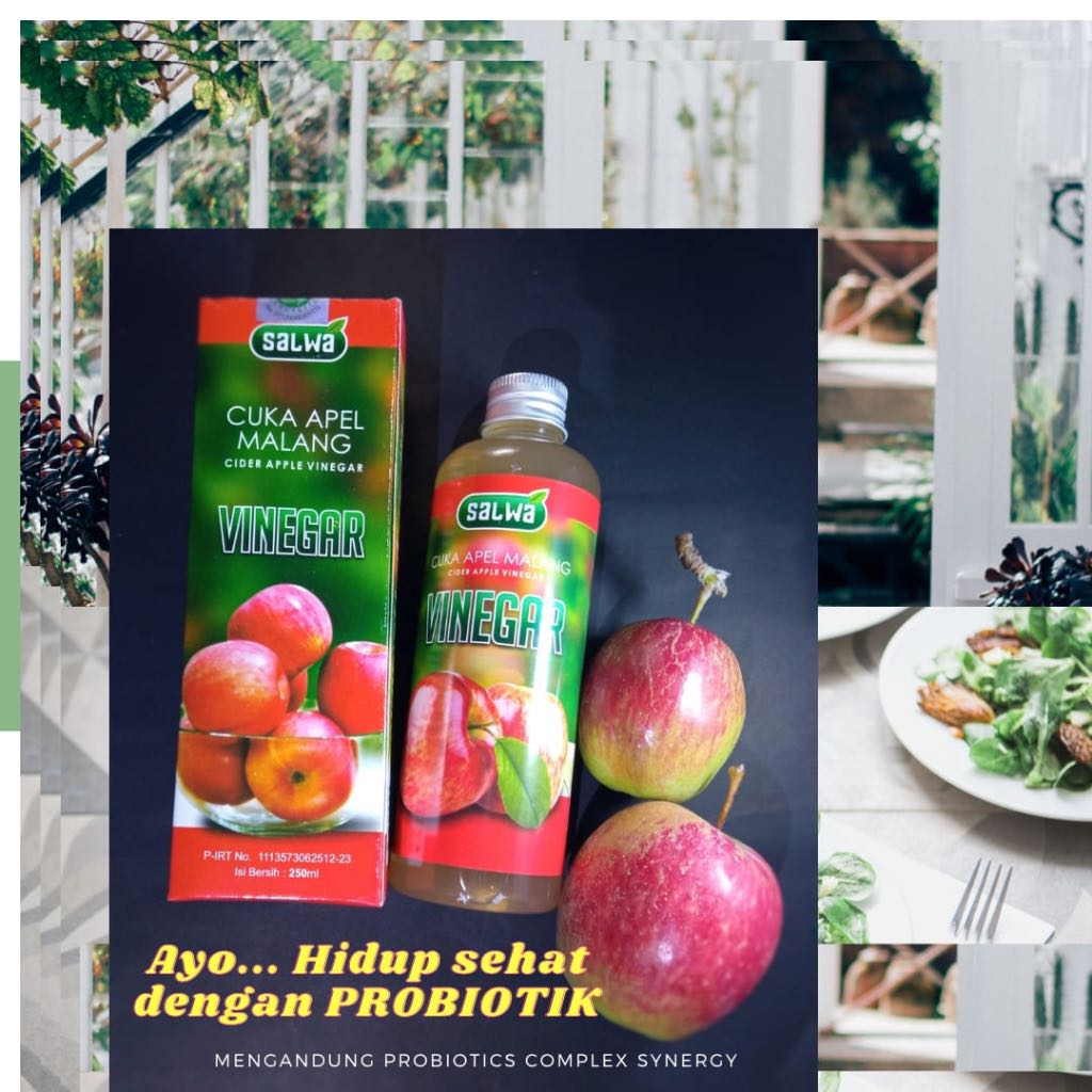 

CUKA APEL VINEGAR SALWA PREMIUM HALAL 250ML PENGIRIMAN INSTANT