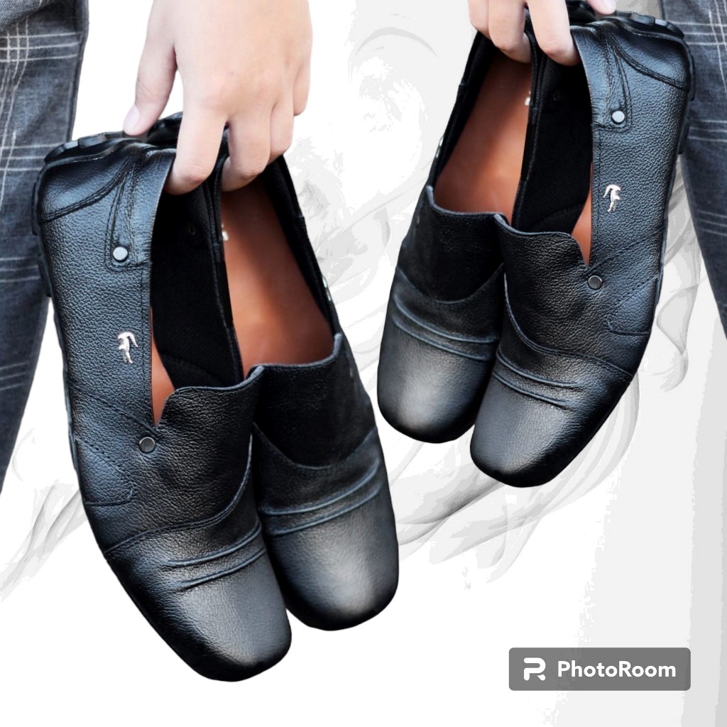 Sepatu Slip On Kickers Zapato Kulit Aslil Sepatu Santai Sepatu Kerja Sepatu Formal Sepatu Pansus Tre