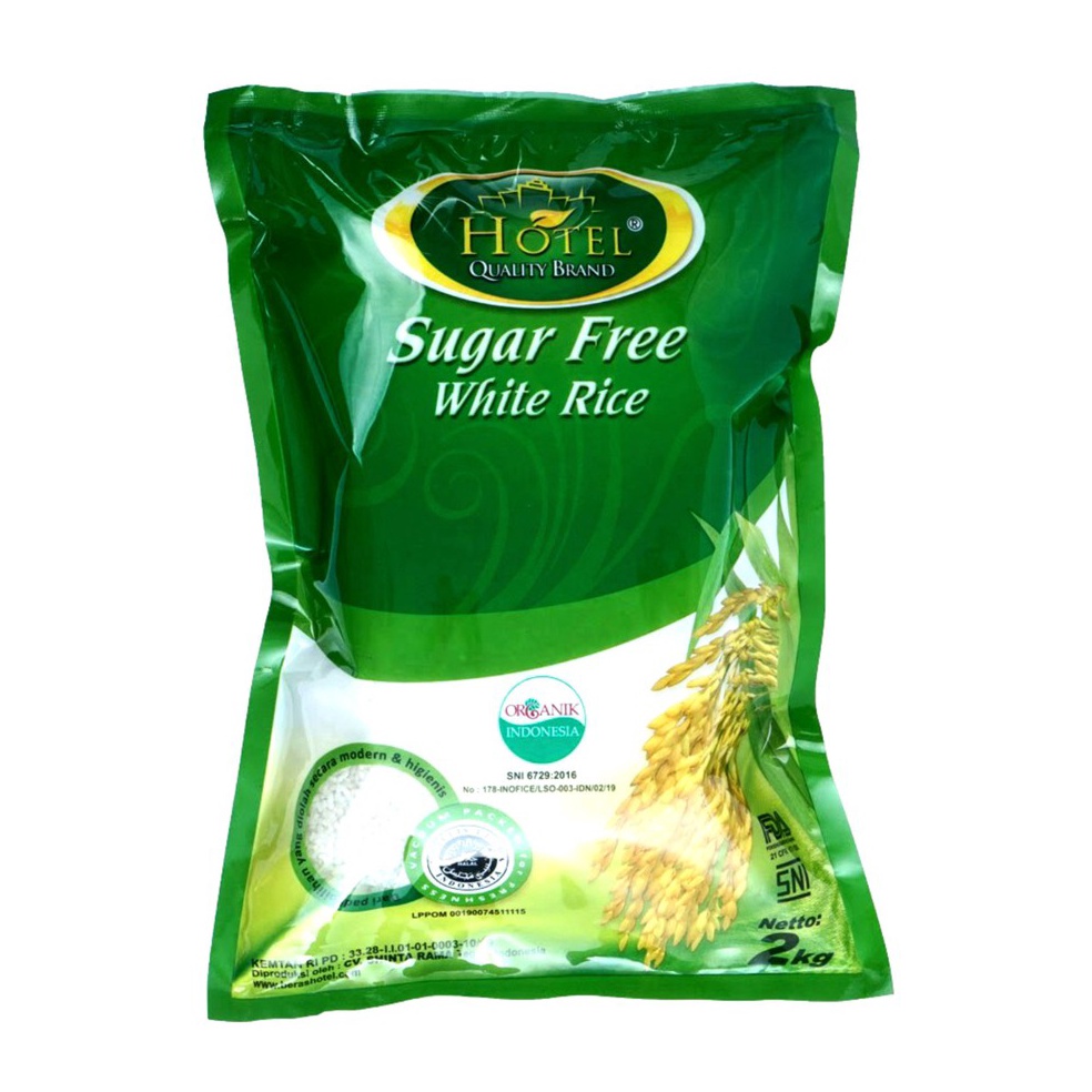 

GROSIR Beras Diabetes Hotel Sugar Free White Rice 2kg