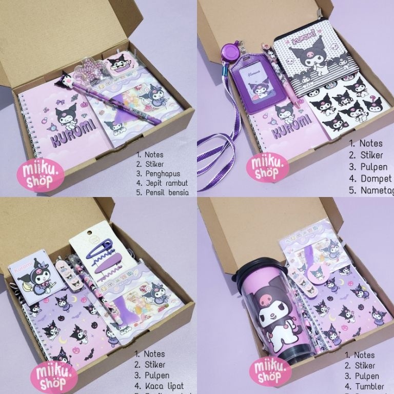 

HEMAT PROMO BIRTHDAY GIFT HAMPERS SANRIO KARAKTER KUROMI