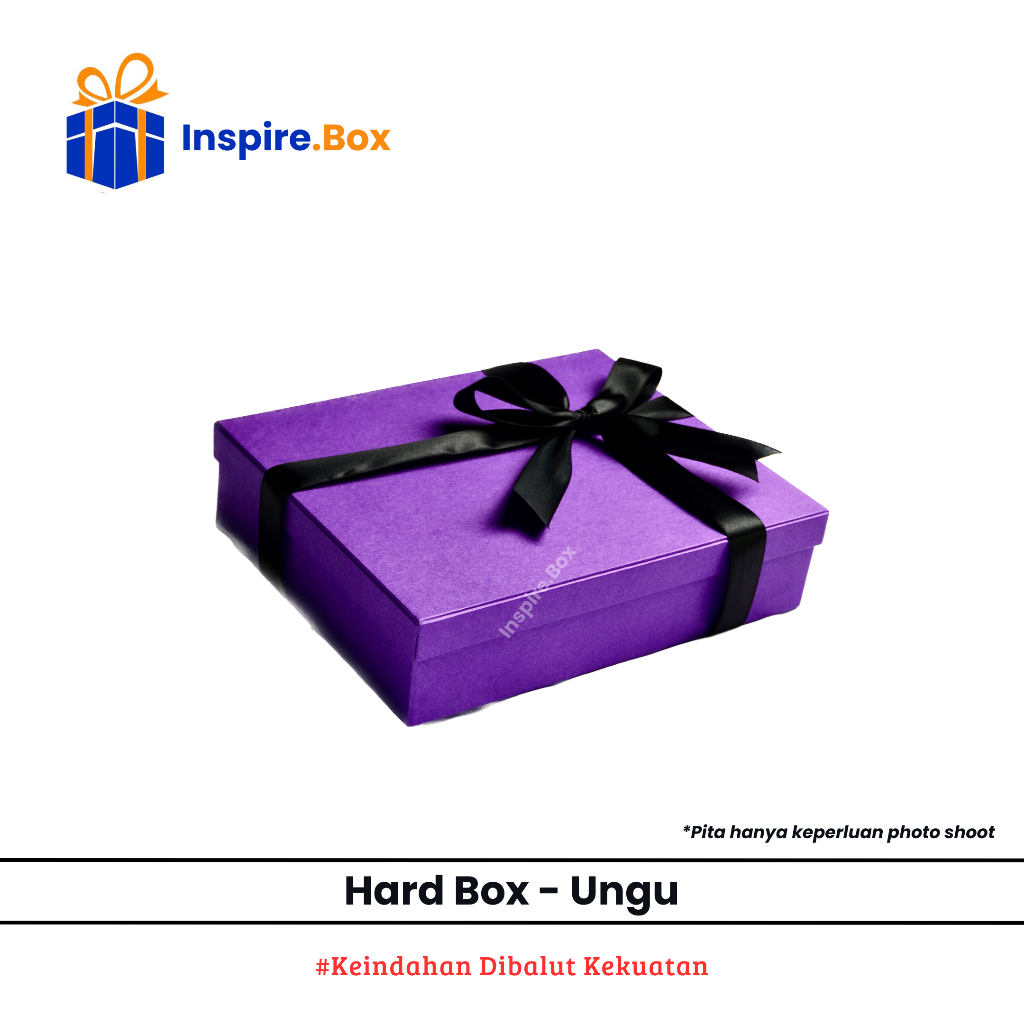 

Hard Box 32 20 5 - Gift Box 32x20x5 - Kotak Kado Ungu