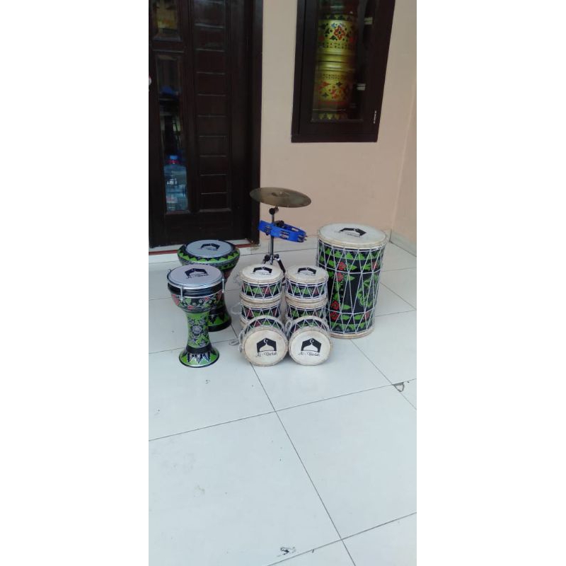 Marawis fullset motif dan ukir
