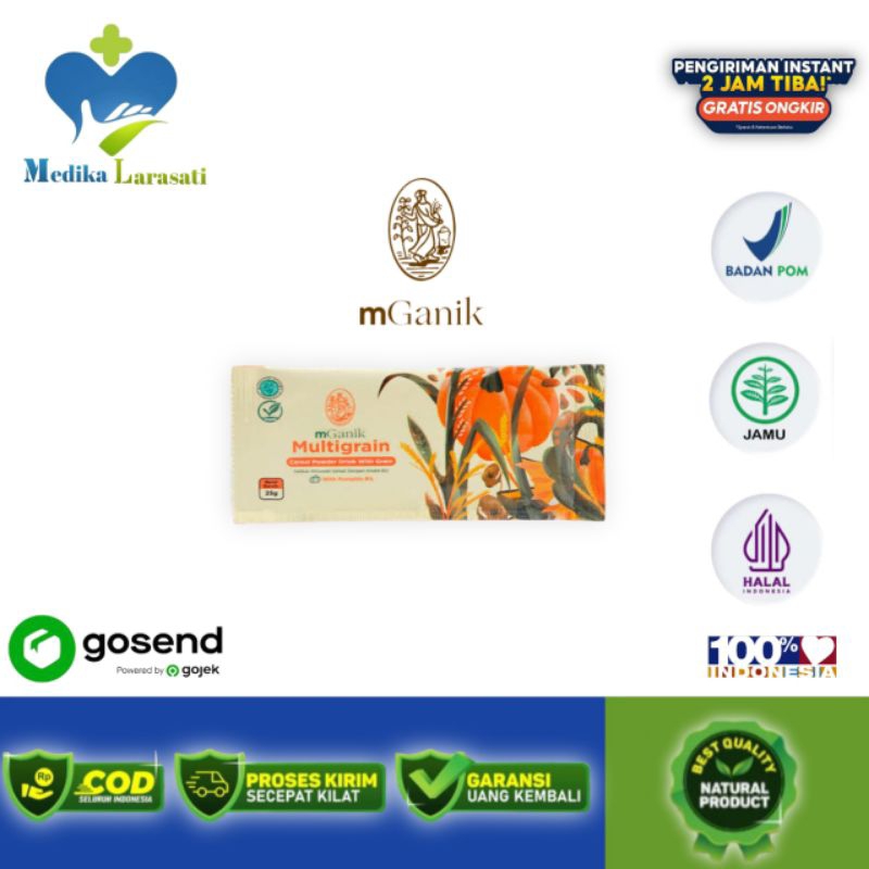 

mGanik Multigrain Labu Kuning Ecer Per Sachet - Superfood Diabetes Alami