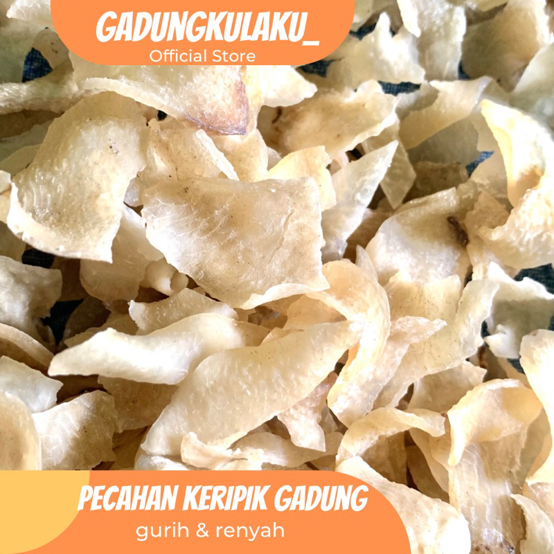 

Keripik Gadung Mentah Pecahan (pritilan) 500gr | GURIH & RENYAH!!