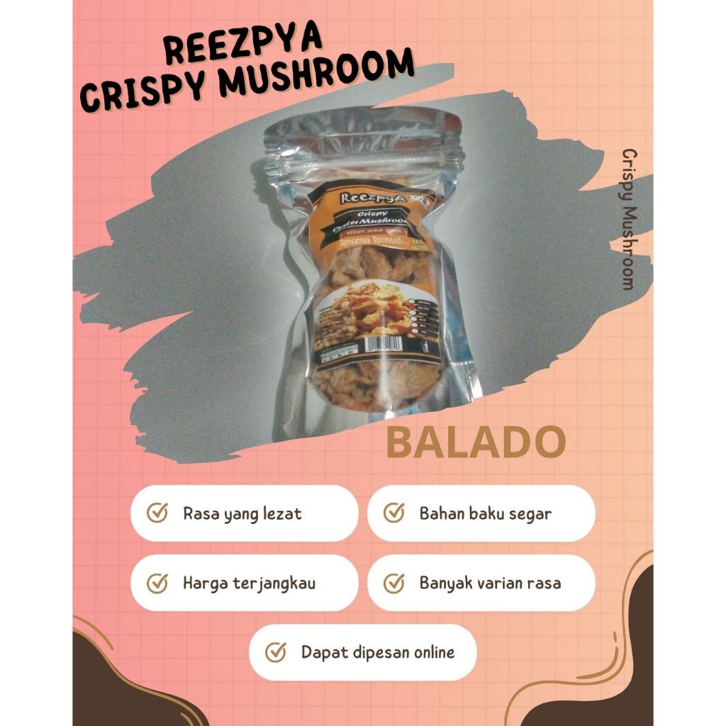 

Crispy Mushroom (Krispy Jamur Tiram) Rasa Balado