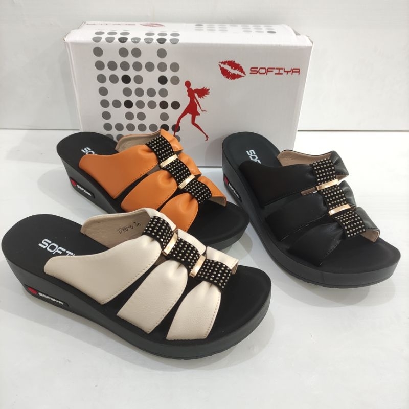 Sandal Sofiya Haq 5cm tipe 1788-6 | Sandal Wedges Sofiya | Sandal Impor Sofiya | Sandal Fashion Sofi
