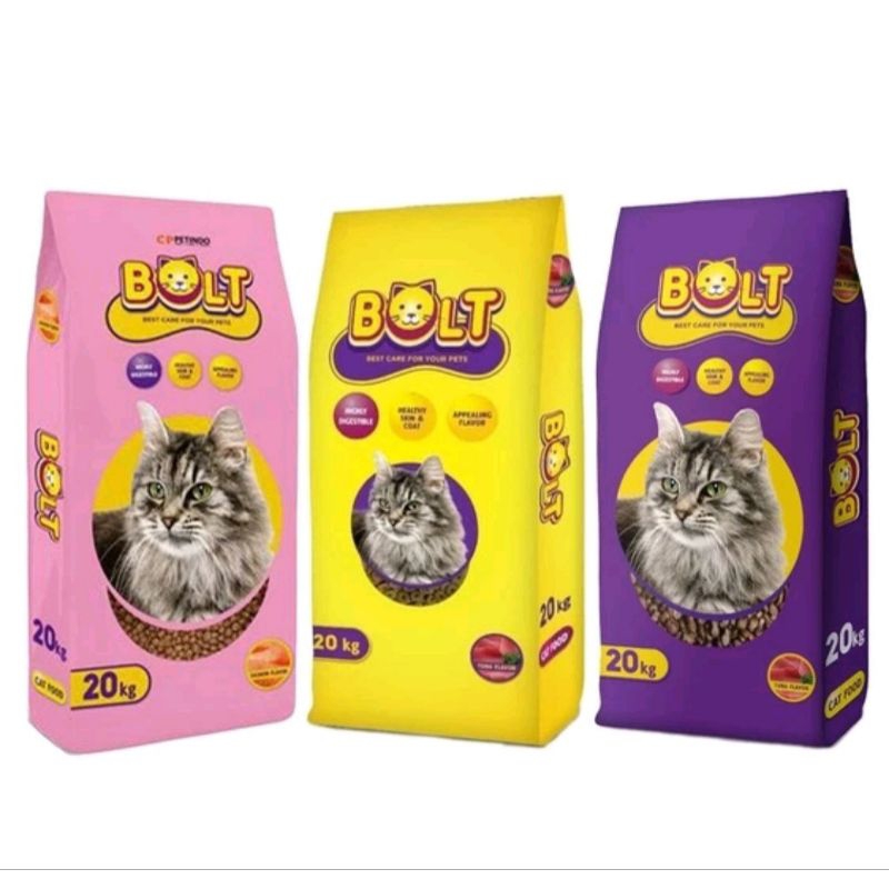 Makanan Kucing BOLT 1 Karung 5KG | 10KG | 20 KG