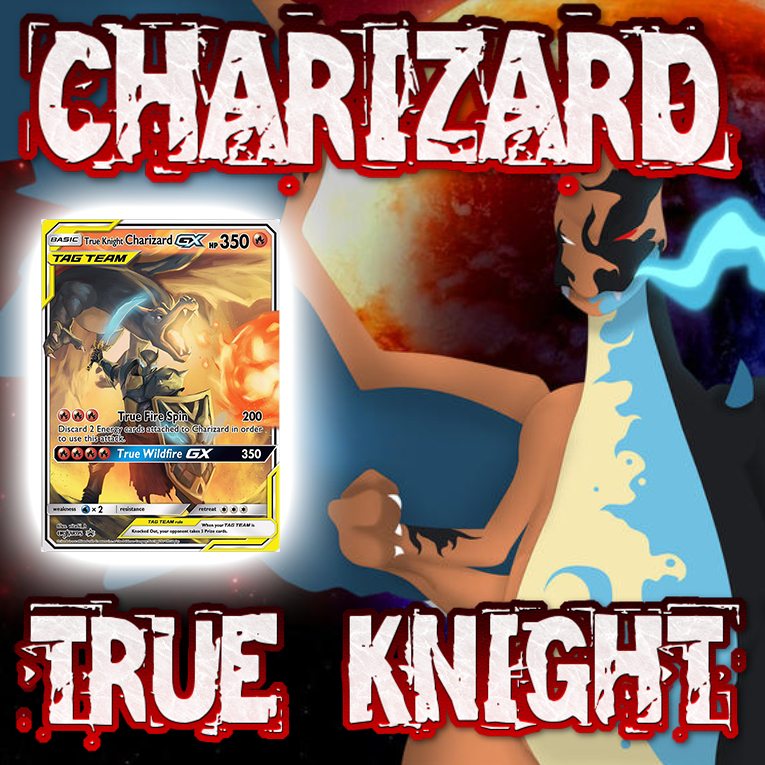 KARTU POKEMON TCG HOLOGRAM SPECIAL (TAG TEAM) - TRUE KNIGHT CHARIZARD
