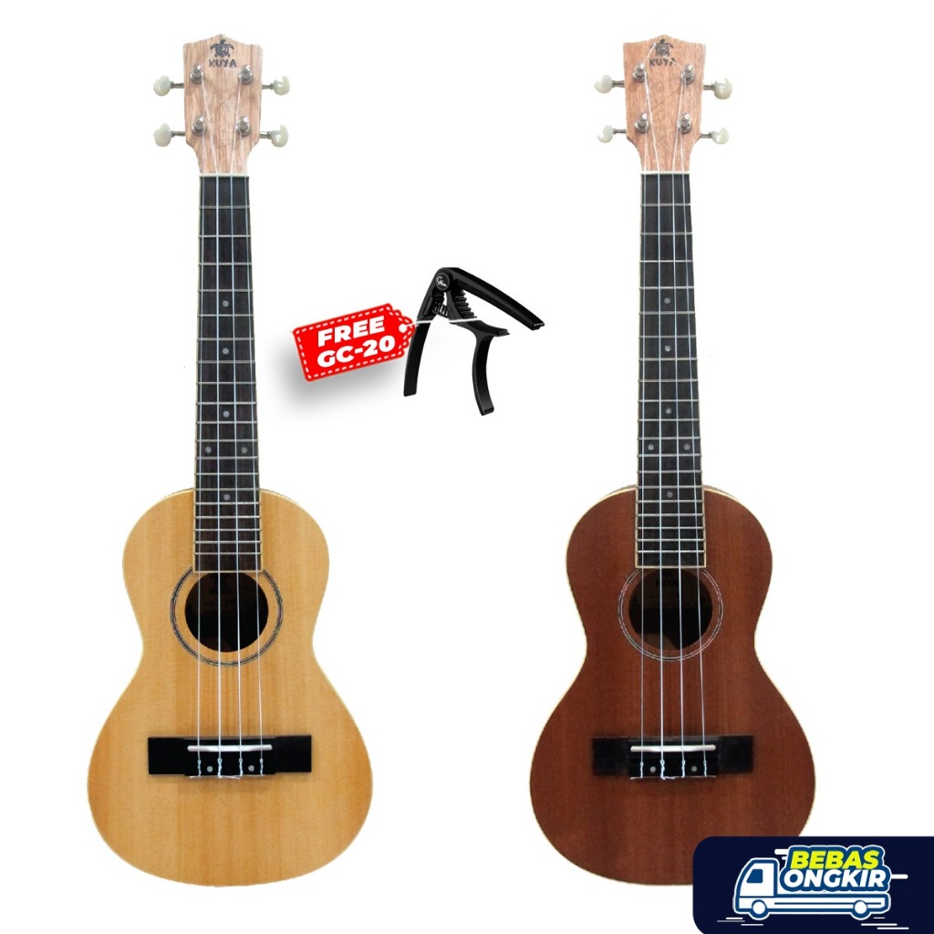 GITAR UKULELE KUYA UK-101 CONCERTO / UKULELE 23 NATURAL / BROWN