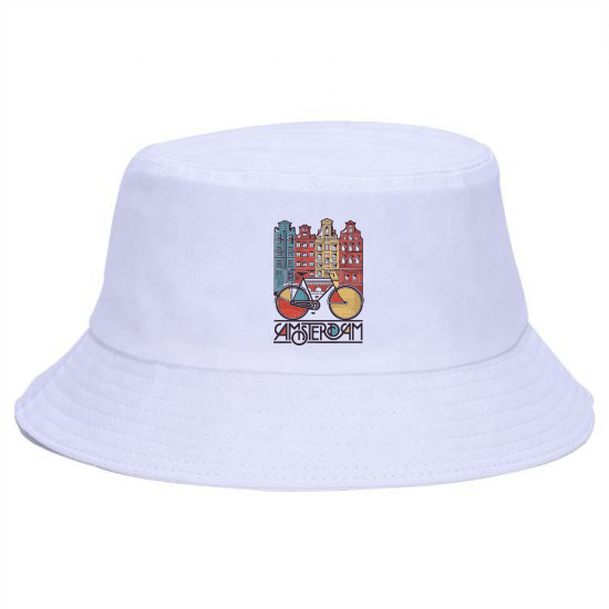 topi bucket prmeium desain kota amsterdam belanda