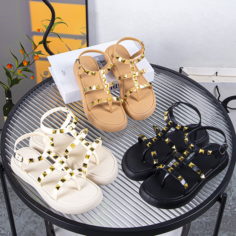 PLK CUCI GUDANG Sandal Platfrom Wedges Wanita Sandal Tali Wanita Korean Style TG1904