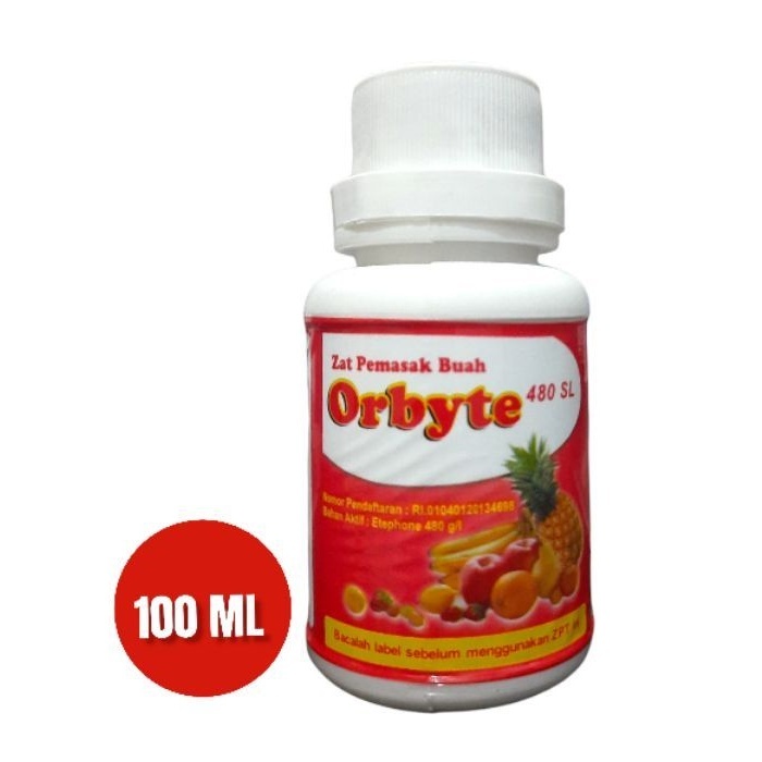 

Orbyte Zat Pematang Buah | 100ml | Pemasak Buah Pisang,Nangka DLL | Karbit Cair Setara Ethrel