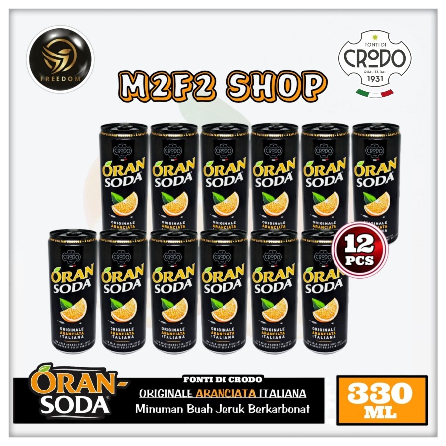 

Crodo Orange Soda Aranciata Italiana Can | Kaleng - 330 ml (Kemasan 12 Pcs)