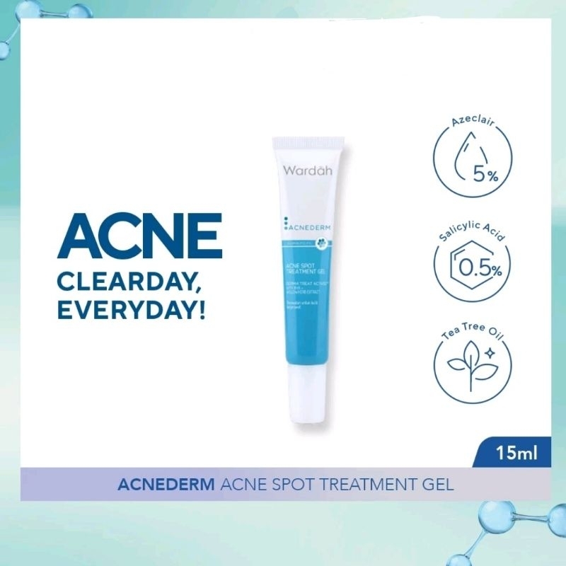 Wardah Acnederm Acne Spot Treatment Gel - Wardah Obat Jerawat