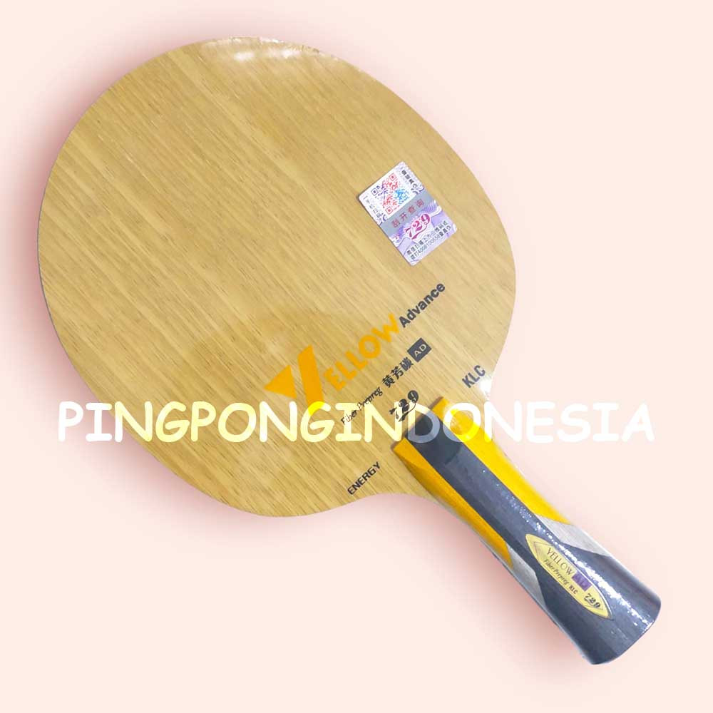 729 - Yellow Advance Energy KLC - Fiber Prepreg Blade Kayu Pingpong Tenis Meja Bat Bet Offensive Kay