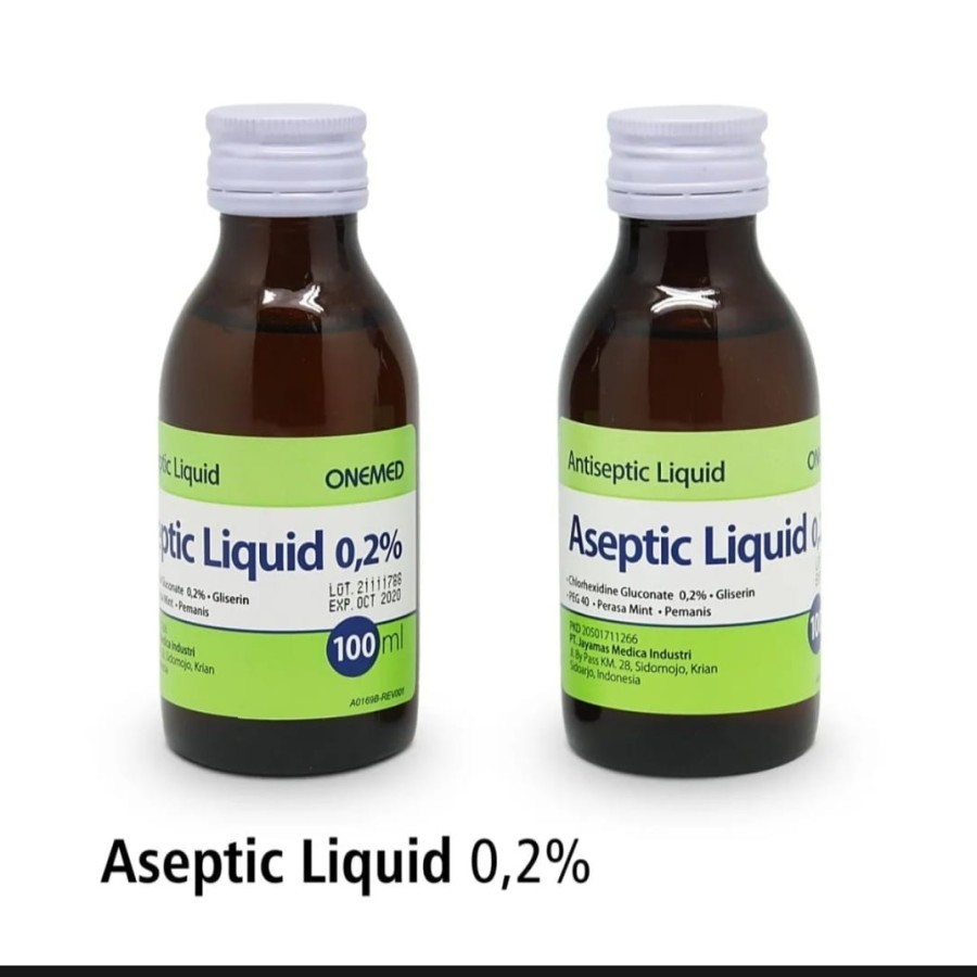 Aseptic Liquid OneMed 0.2% Chlorhexidine gluconate 0.2% isi 100ml