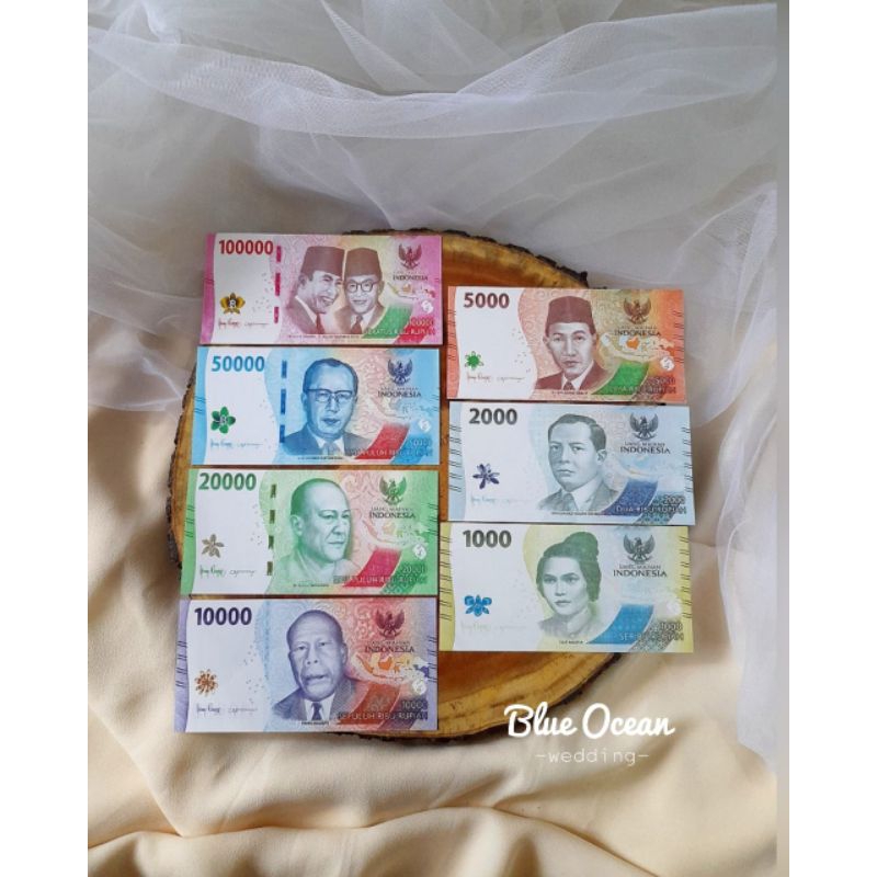 10 LEMBAR UANG MAINAN RUPIAH EMISI BARU / AKSESORIS MAHAR / HANTARAN