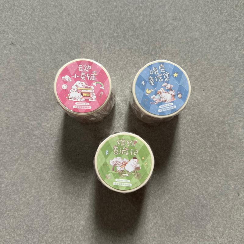 

Washi tape selotip motif kucing lucu cute 45 mm