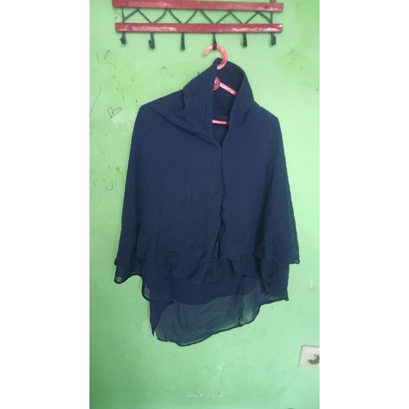 (preloved) jilbab khimar 2 layer