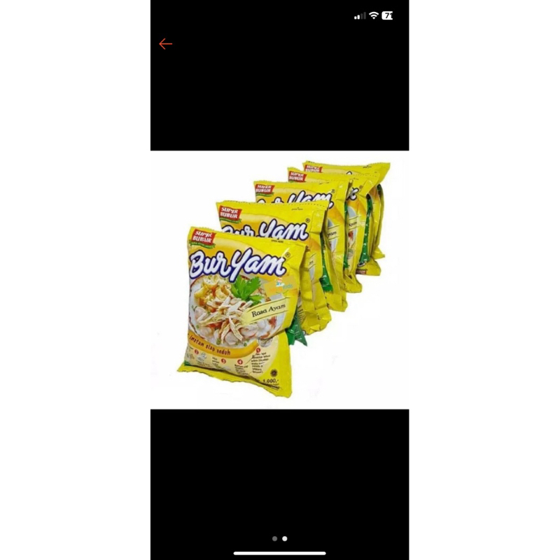

buryam super bubur instan 1 renceng isi 10pcs