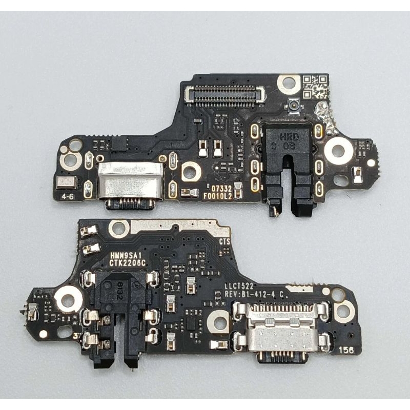 Papan charger/Papan Cas untuk Xiaomi Redmi Note 9 Pro Konektor Charger Original