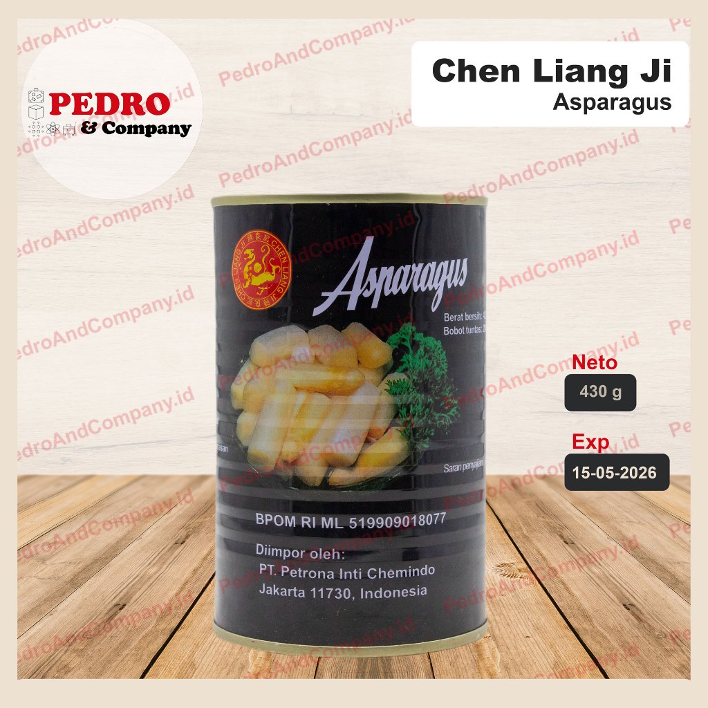 

Chen liang ji asparagus dalam larutan garam 430 gram - kaleng canned asparagus